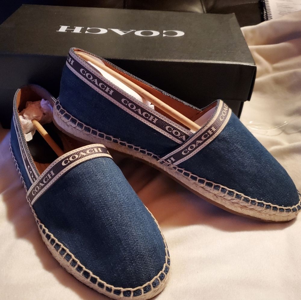 Coach espadrilles size 8